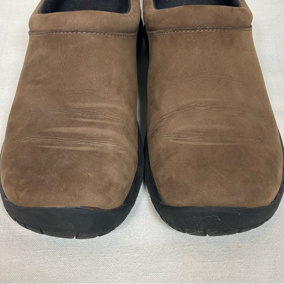 Merrell Encore Mule Nubuck Leather Casual Slide Shoes-Slate Brown-Women Size 8.5 - Picture 2 of 9